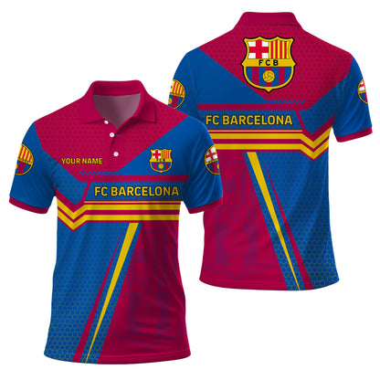 Personalized Barca FC 3D Full Printing Set , Barca FC Shirt , Zipper Polo, Hoodie , Short , Polo , hawaii