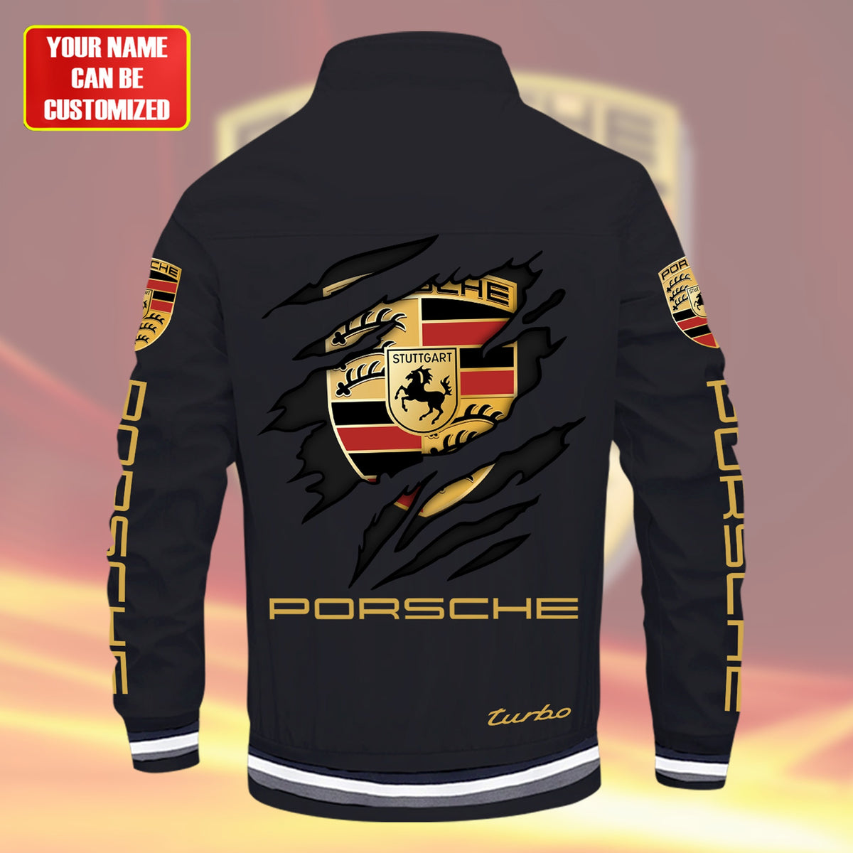 Personalized Pors Turbo Windbreaker Casual Jacket Q041103
