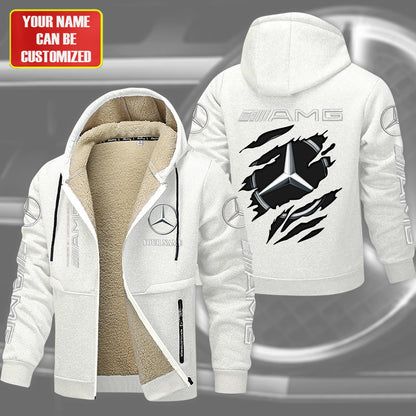 Personalized Merc Amg Fleece 3D Unisex Hooded Jacket