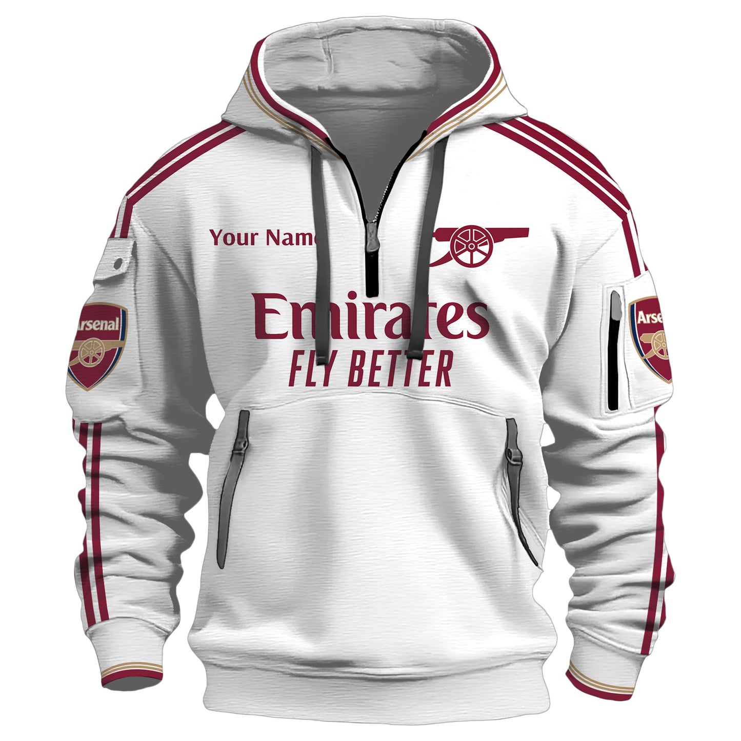 Personalized ASN 3D Zip-Hoodie Cotton Jacket