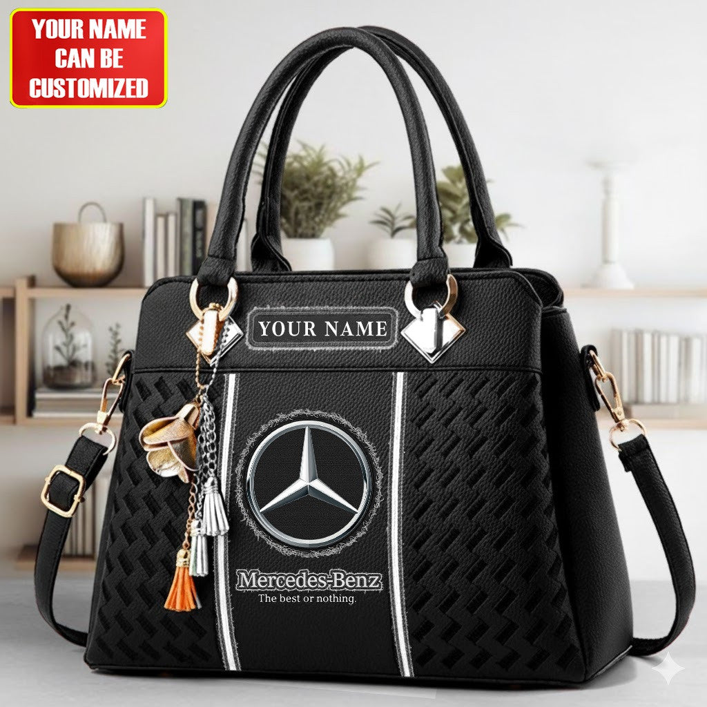 Merc The Best Custom Name Classic Leather Handbag