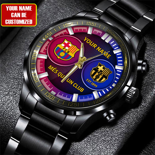 Personalized Barca FC Luxury Stainless Steel Watch V2