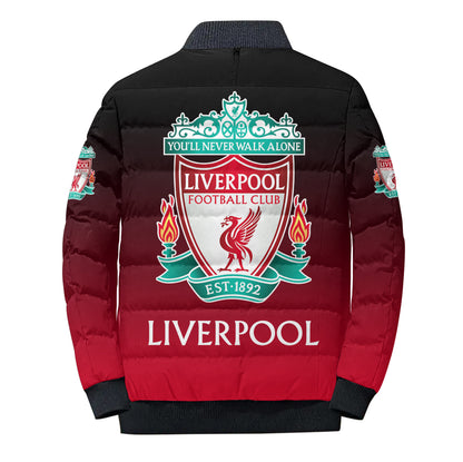 Personalized LVP gradient Puffer Jacket 3D