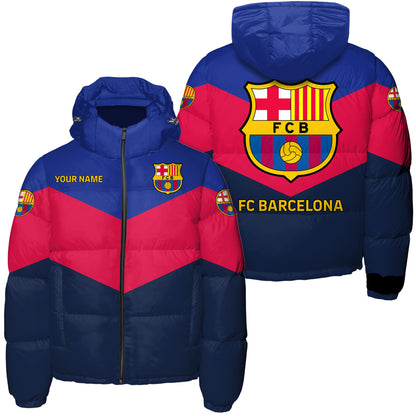 Personalized Barca Thermal Stand Collar Jacket