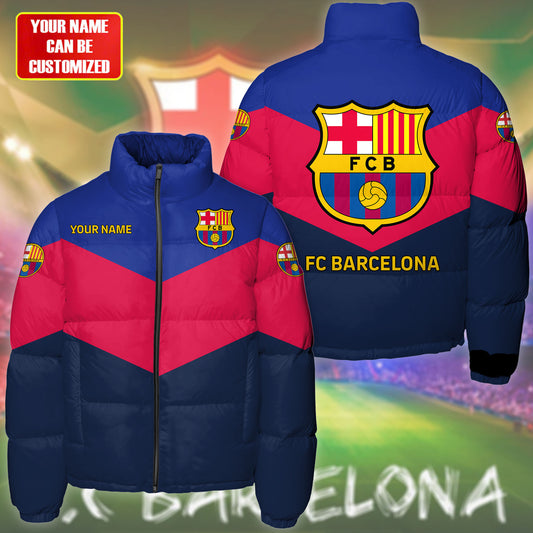 Personalized Barca Thermal Stand Collar Jacket