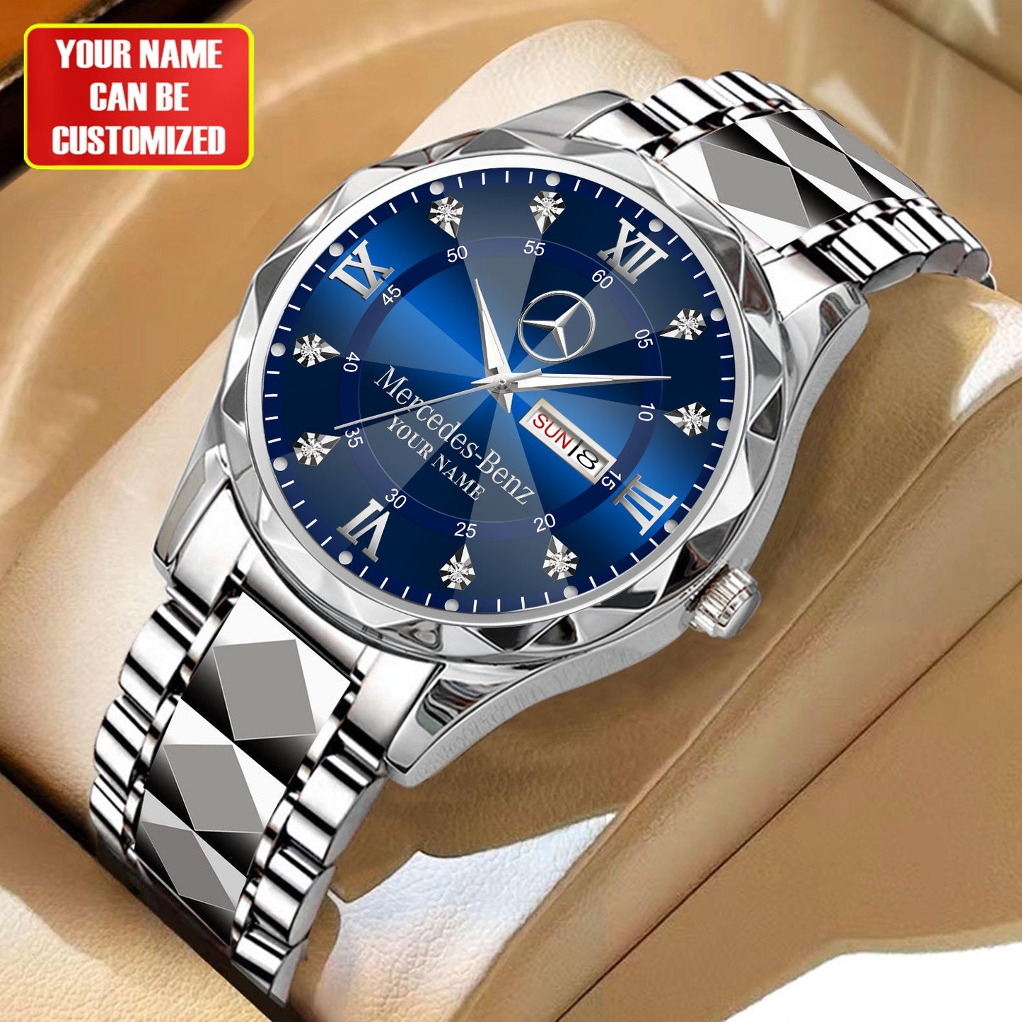 Personalized Merc Elegant Luxury Alloy Charley Watch