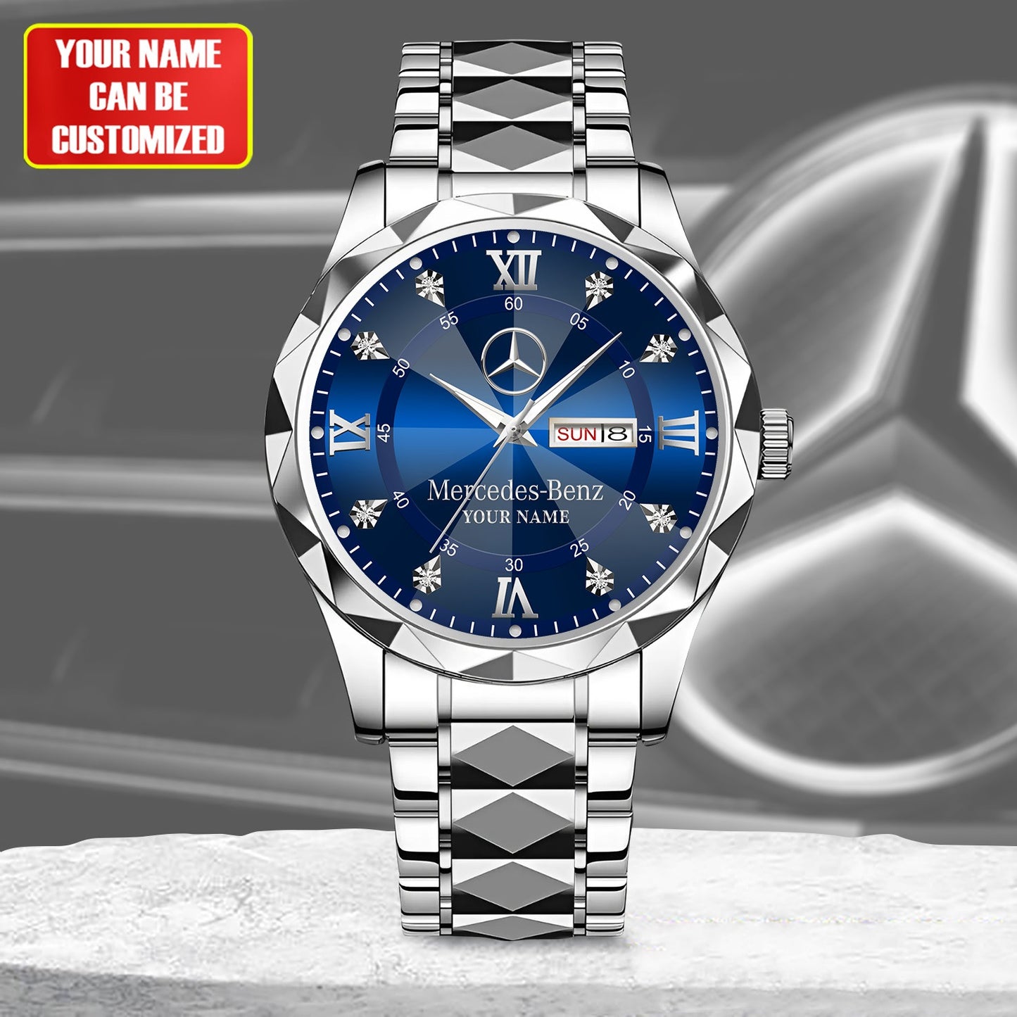Personalized Merc Elegant Luxury Alloy Charley Watch