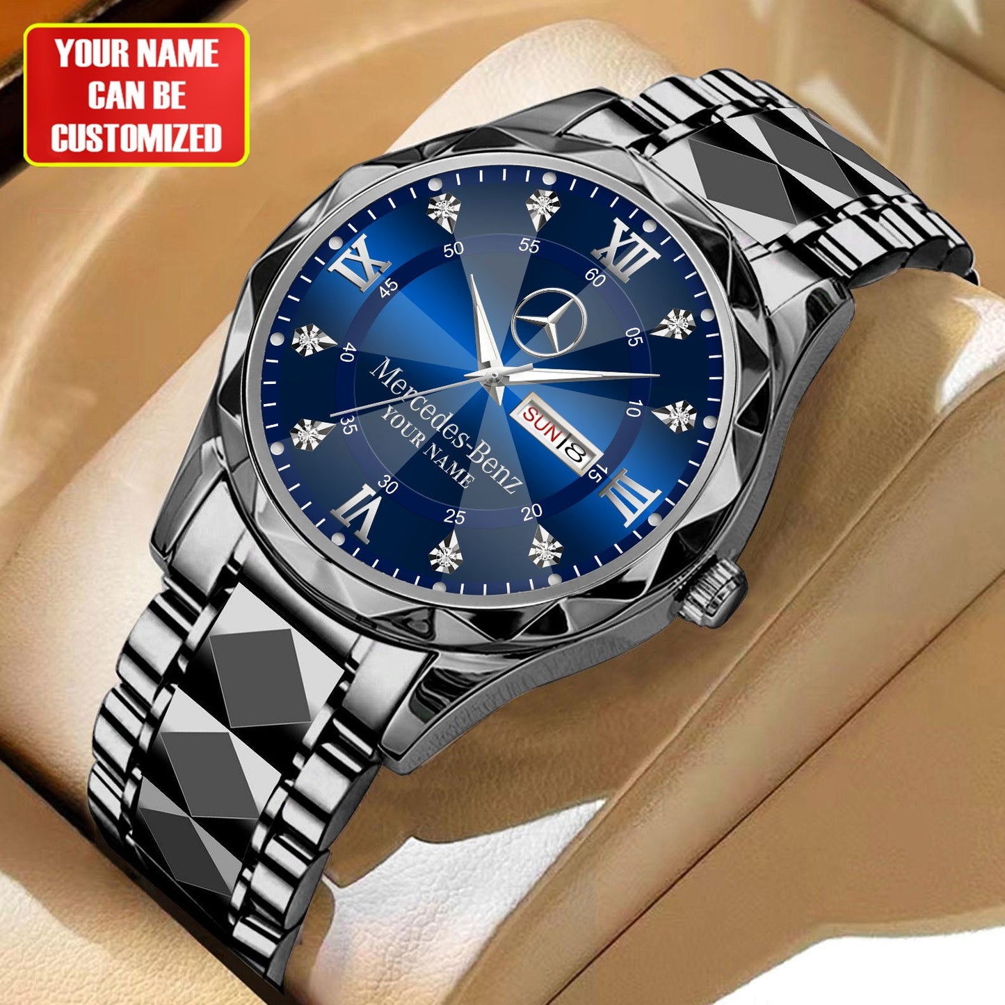 Personalized Merc Elegant Luxury Alloy Charley Watch