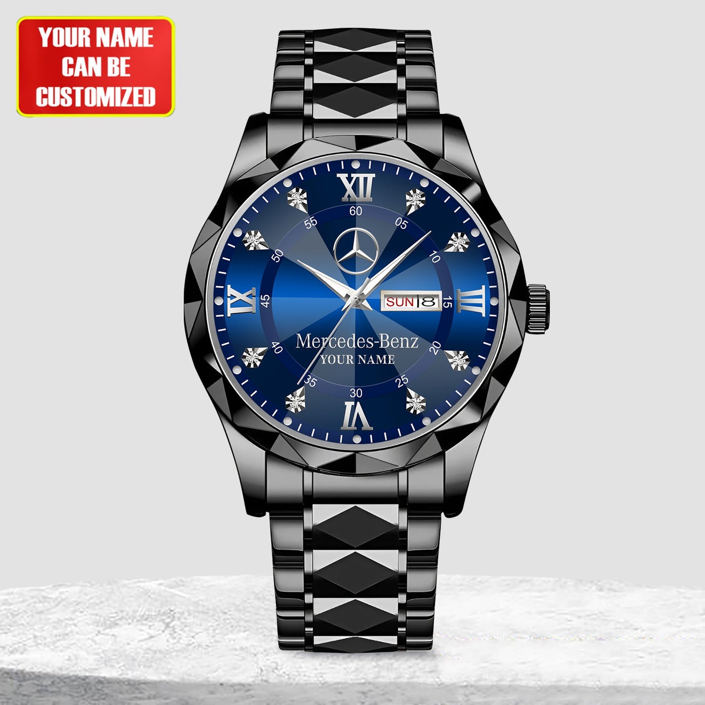 Personalized Merc Elegant Luxury Alloy Charley Watch