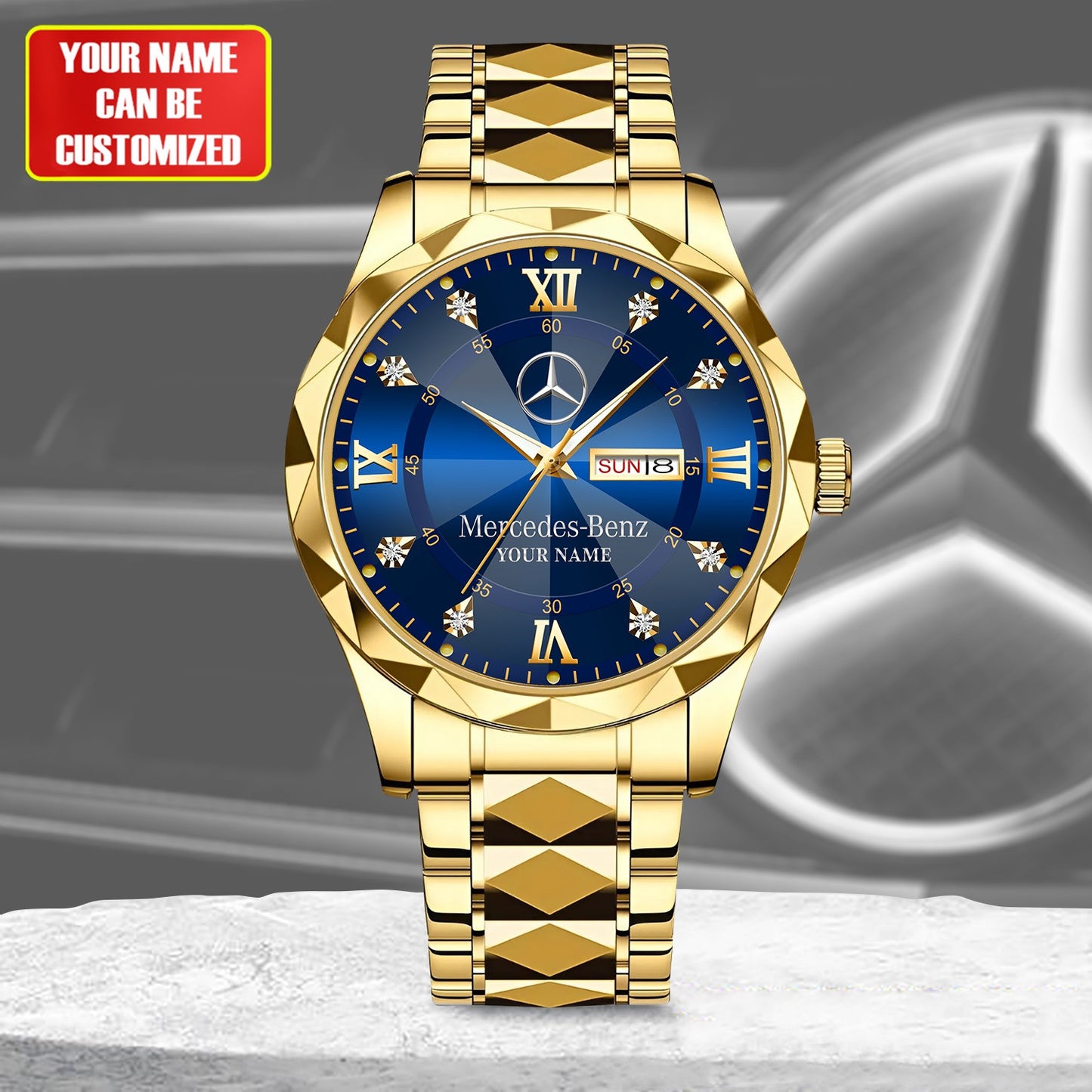 Personalized Merc Elegant Luxury Alloy Charley Watch