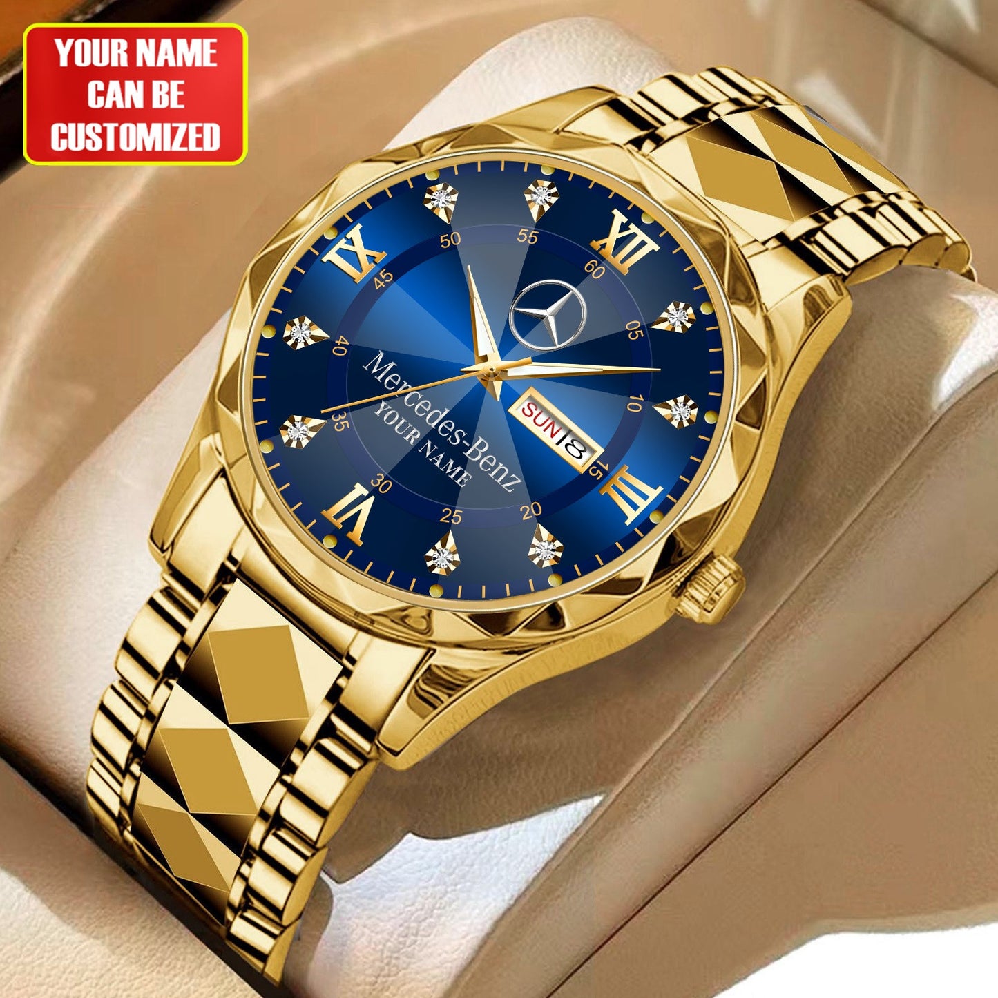 Personalized Merc Elegant Luxury Alloy Charley Watch