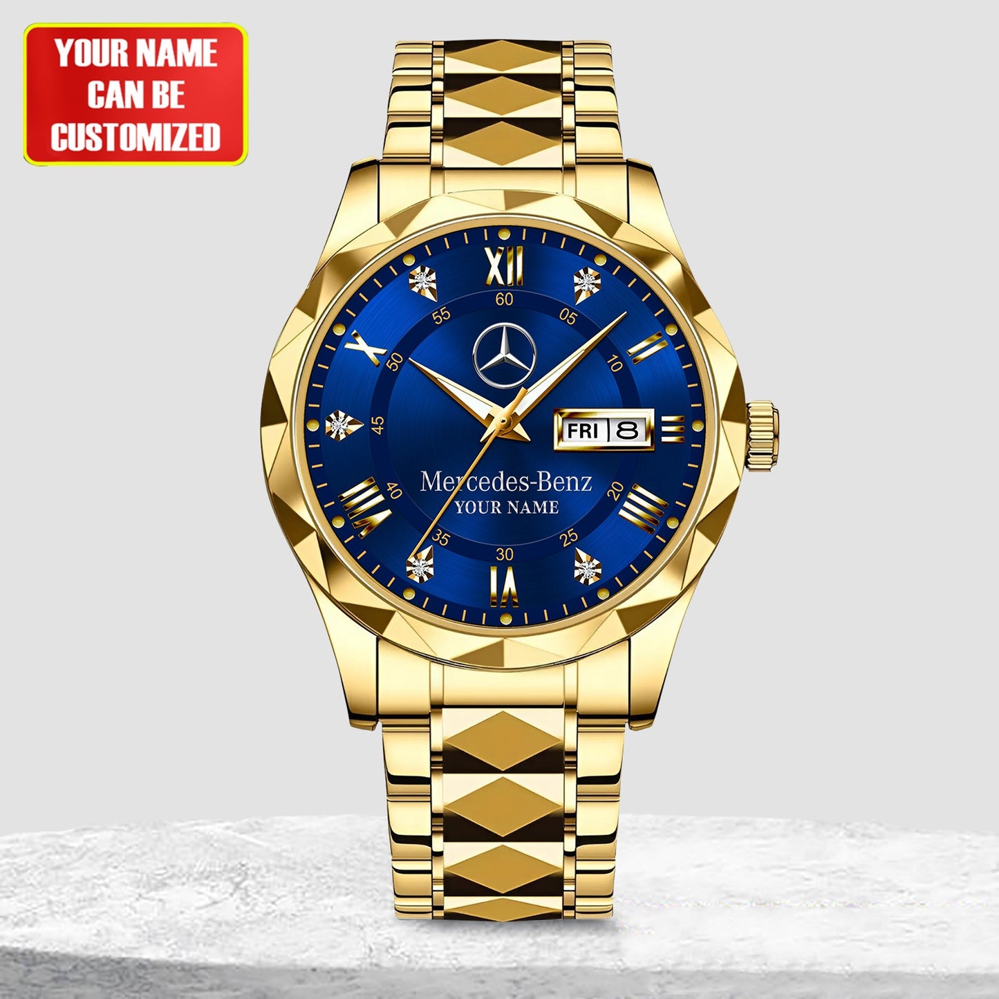 Personalized Merc Elegant Alloy Charley Watch V4