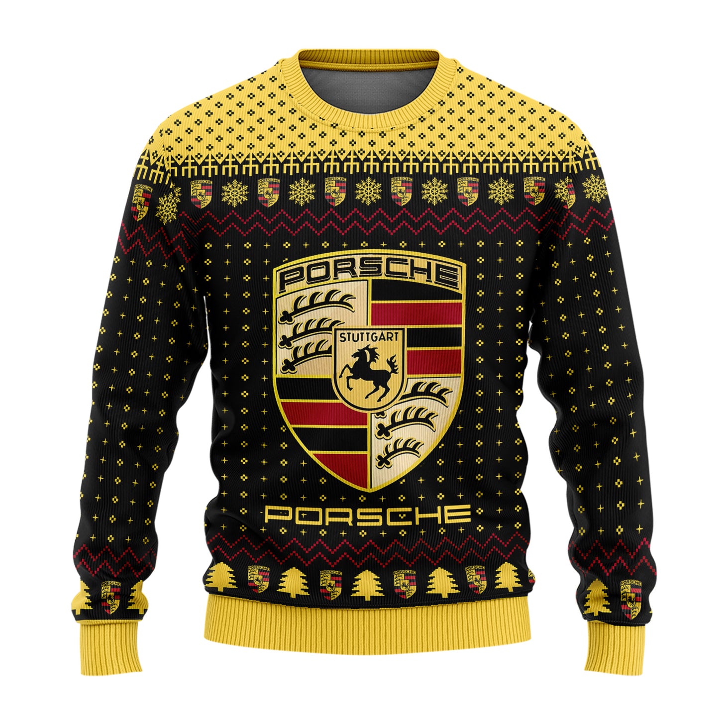 Personalized Pors Q2 Ugly Christmas Sweater , Unisex Wool Sweater
