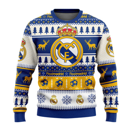 Personalized Real Ugly Christmas Sweater , Unisex Wool Sweater Q031101