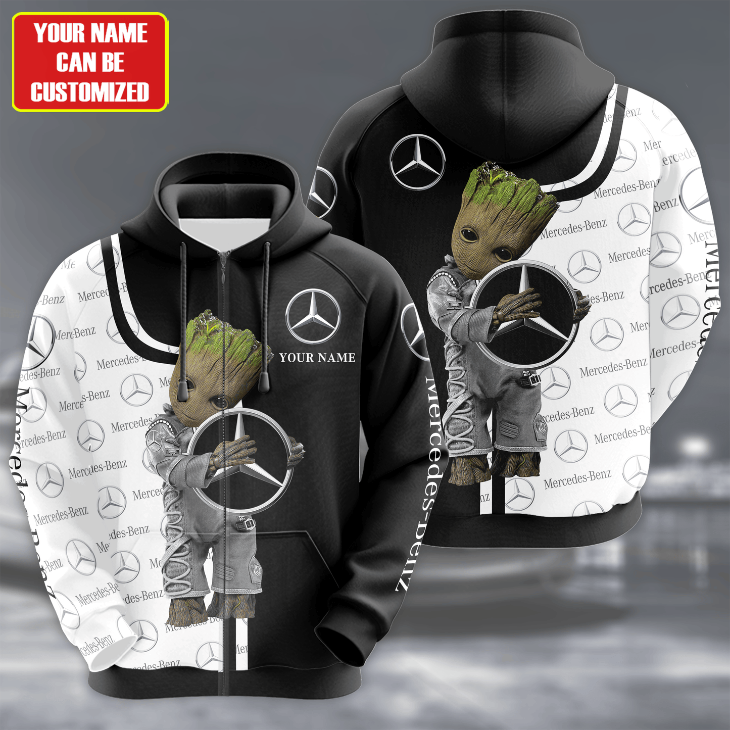 Personalized Merc Gr Hoodie and Sweatpants set