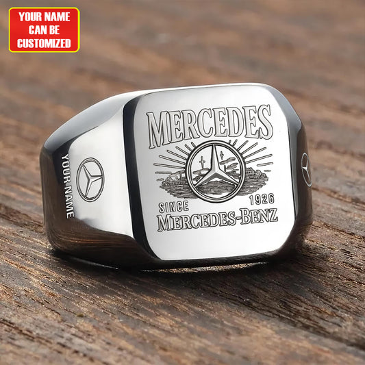 Merc Vintage Custom Name Classic Design Ring