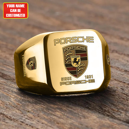 Pors Vintage Custom Name Classic Design Ring