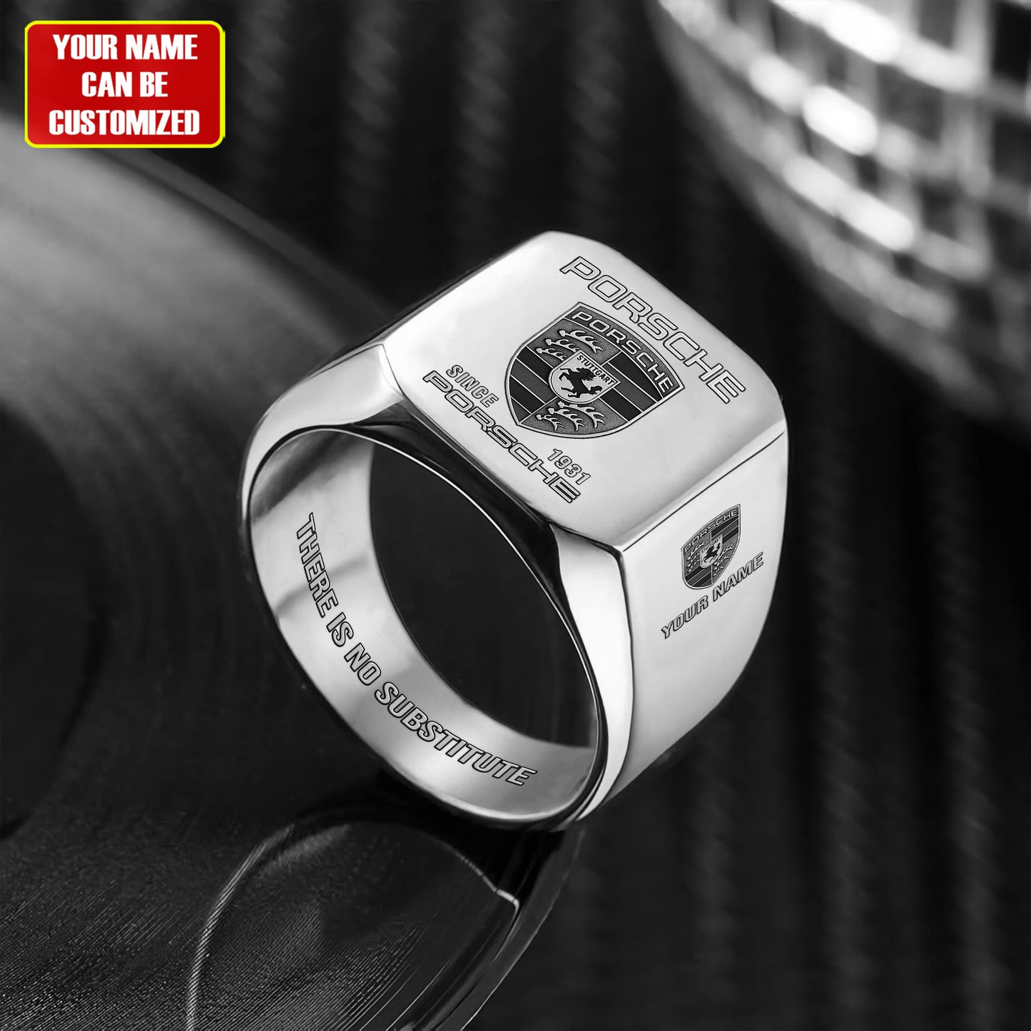 Pors Vintage Custom Name Classic Design Ring