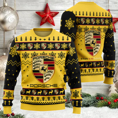 Personalized Pors Q3 Ugly Christmas Sweater , Unisex Wool Sweater