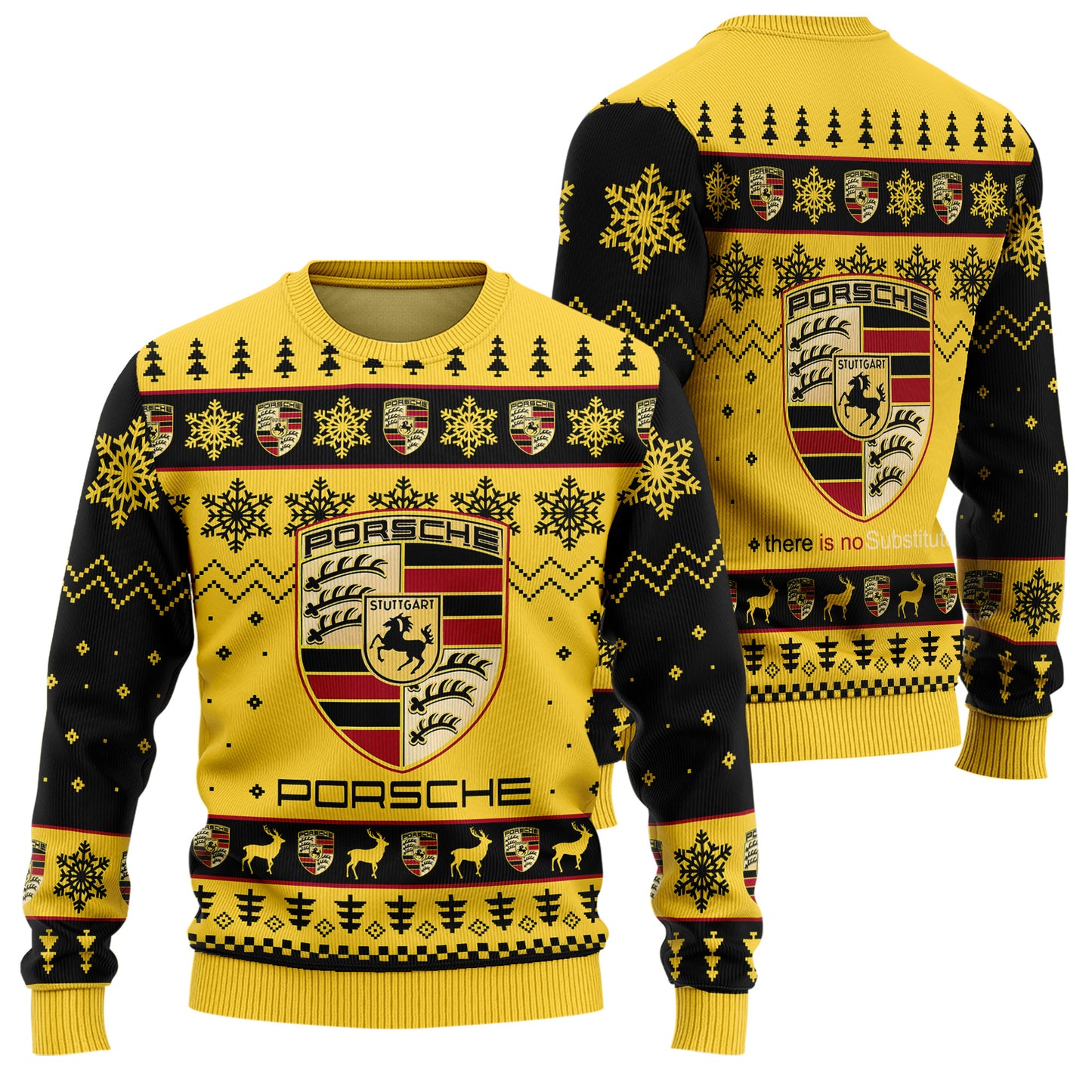 Personalized Pors Q3 Ugly Christmas Sweater , Unisex Wool Sweater