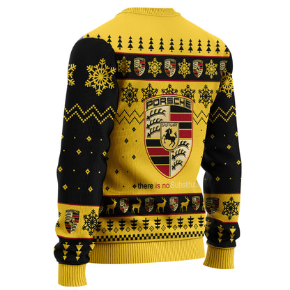 Personalized Pors Q3 Ugly Christmas Sweater , Unisex Wool Sweater