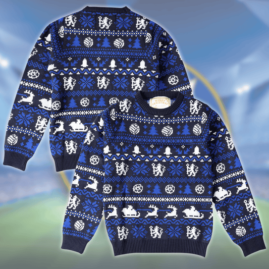 Personalized CFC Ugly Christmas Sweater , Unisex Wool Sweater V5