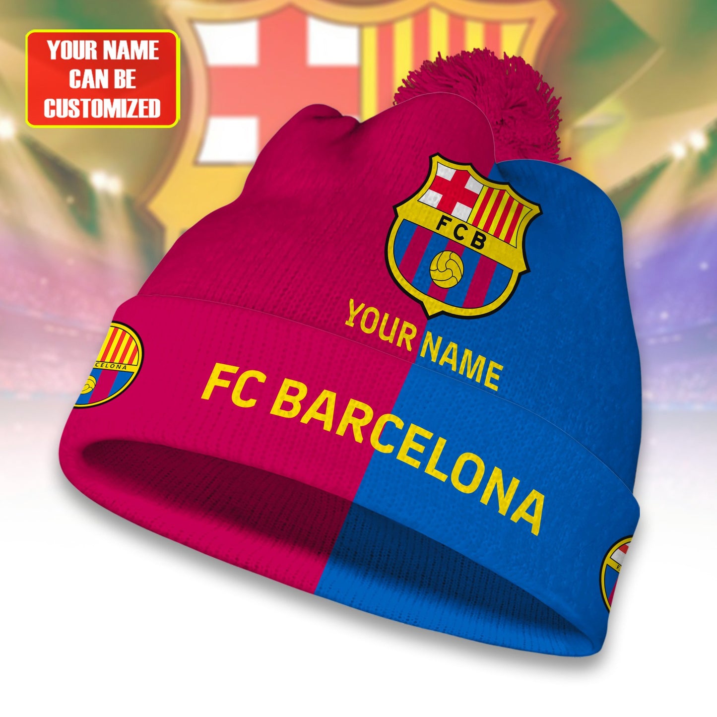 Personalized Barca FC Beanie Hat