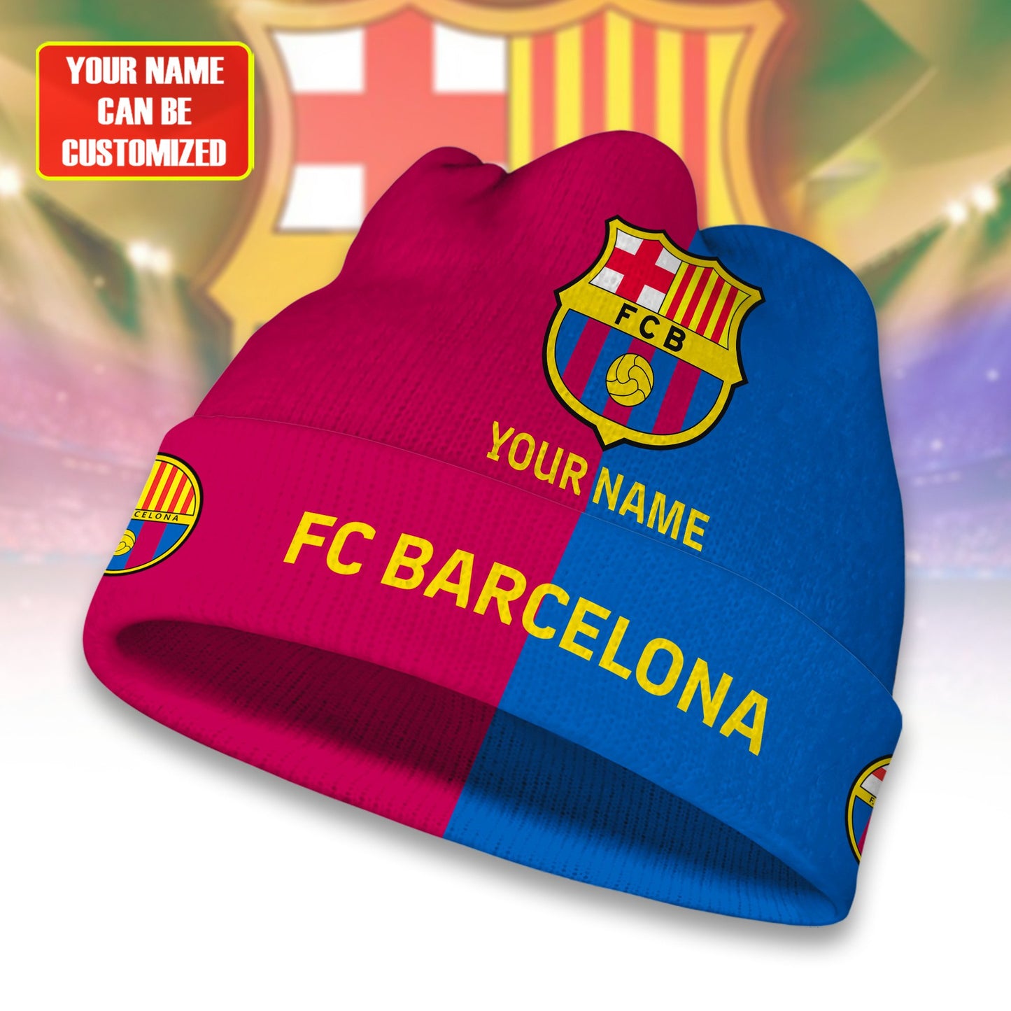 Personalized Barca FC Beanie Hat