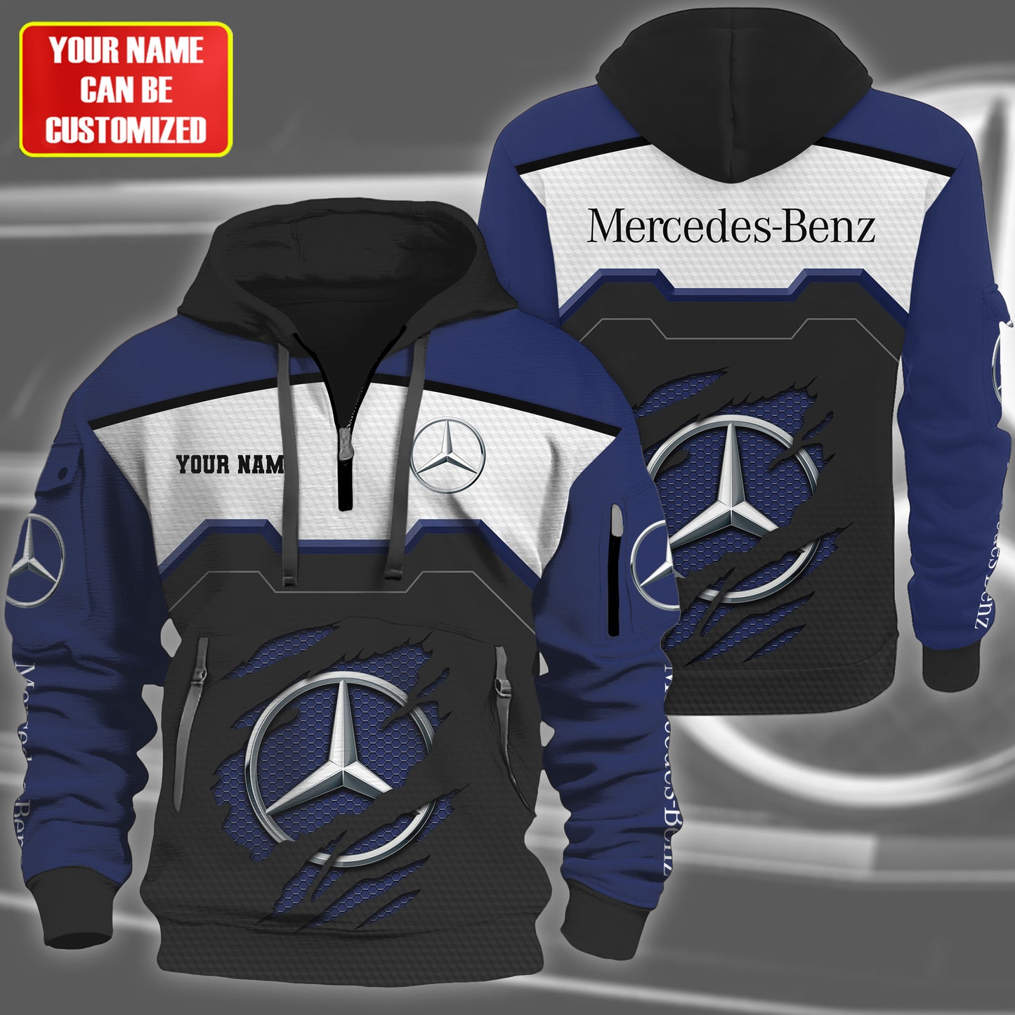 Personalized Merc 3D Zip-Hoodie Cotton Jacket