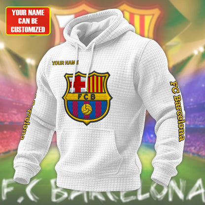 Personalized Barca Fabric Hooded Sweatshirt