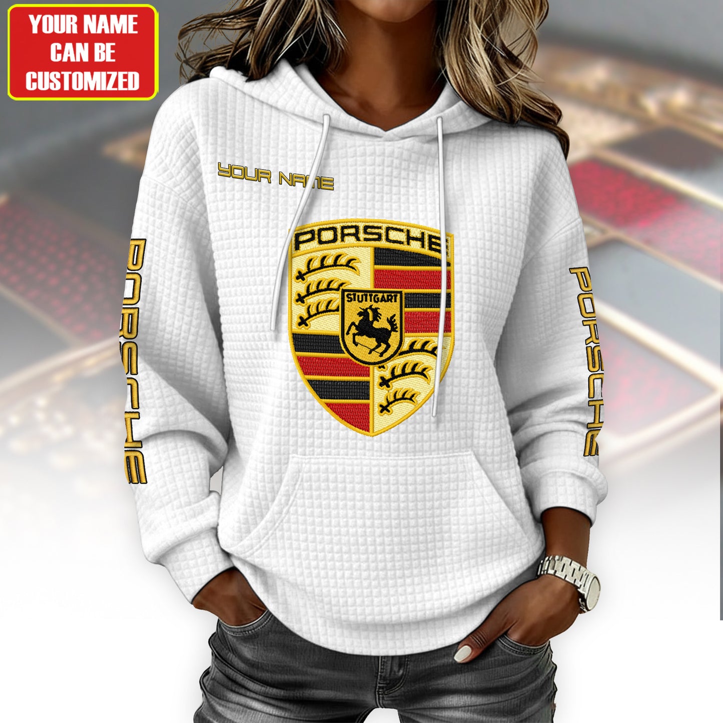 Personalized Pors All Over Print Casual Hoodie