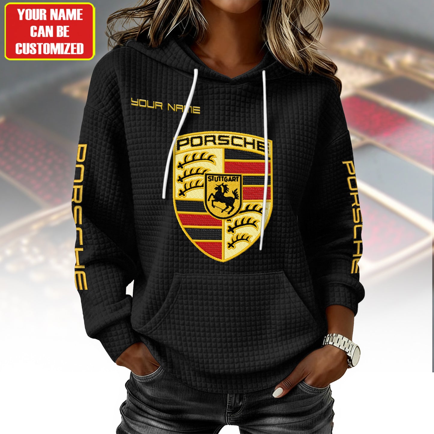 Personalized Pors All Over Print Casual Hoodie