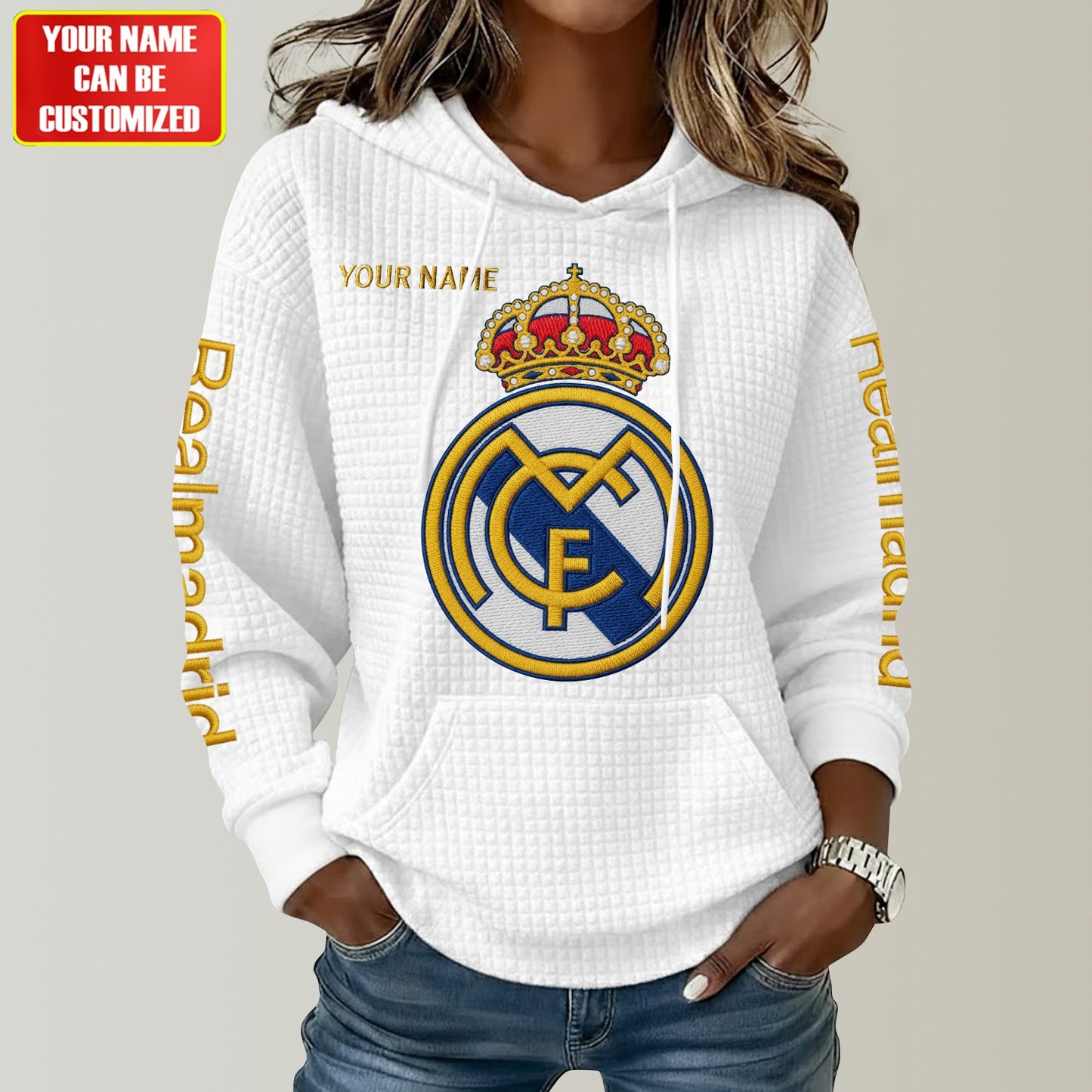 Personalized Real All Over Print Casual Hoodie