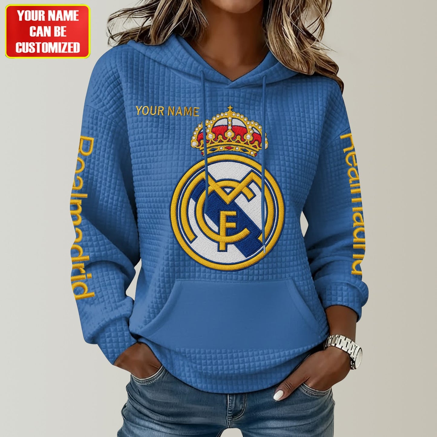 Personalized Real All Over Print Casual Hoodie