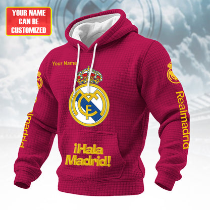 Personalized Real Fabric Hooded Sweatshirt