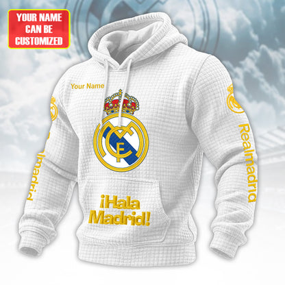 Personalized Real Fabric Hooded Sweatshirt