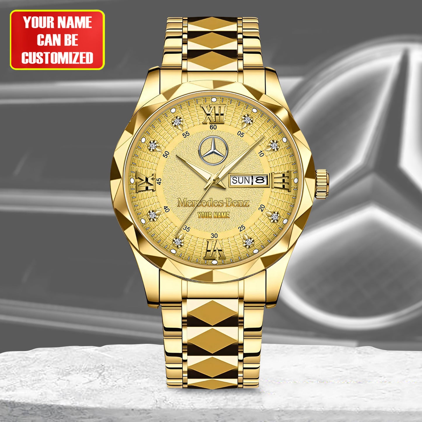 Personalized Merc Luxury Alloy Charley Watch
