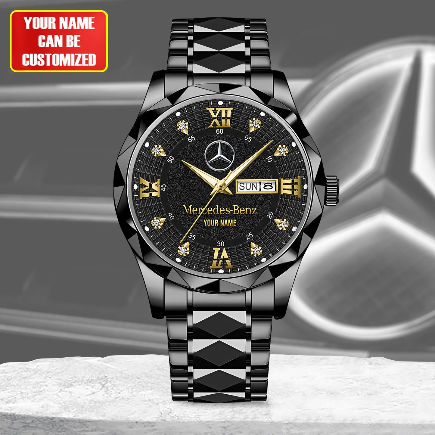 Personalized Merc Luxury Alloy Charley Watch