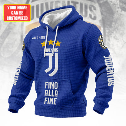 Personalized Juve Fabric Hooded Sweatshirt