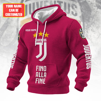 Personalized Juve Fabric Hooded Sweatshirt
