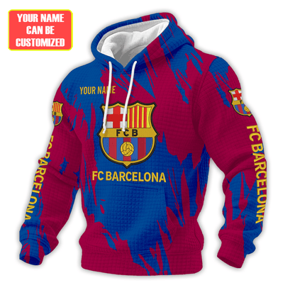 Personalized Barca Fabric Hooded Sweatshirt V2