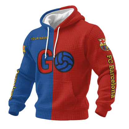 Personalized Barca Fabric Hooded Sweatshirt V3