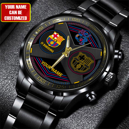 Personalized Barca FC Luxury Stainless Steel Watch V3