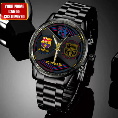 Personalized Barca FC Luxury Stainless Steel Watch V3
