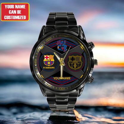 Personalized Barca FC Luxury Stainless Steel Watch V3