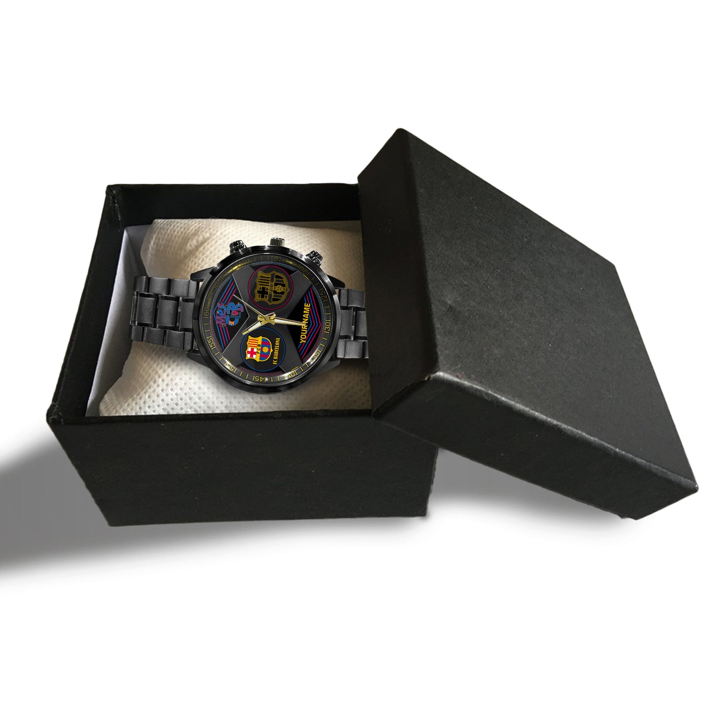 Personalized Barca FC Luxury Stainless Steel Watch V3