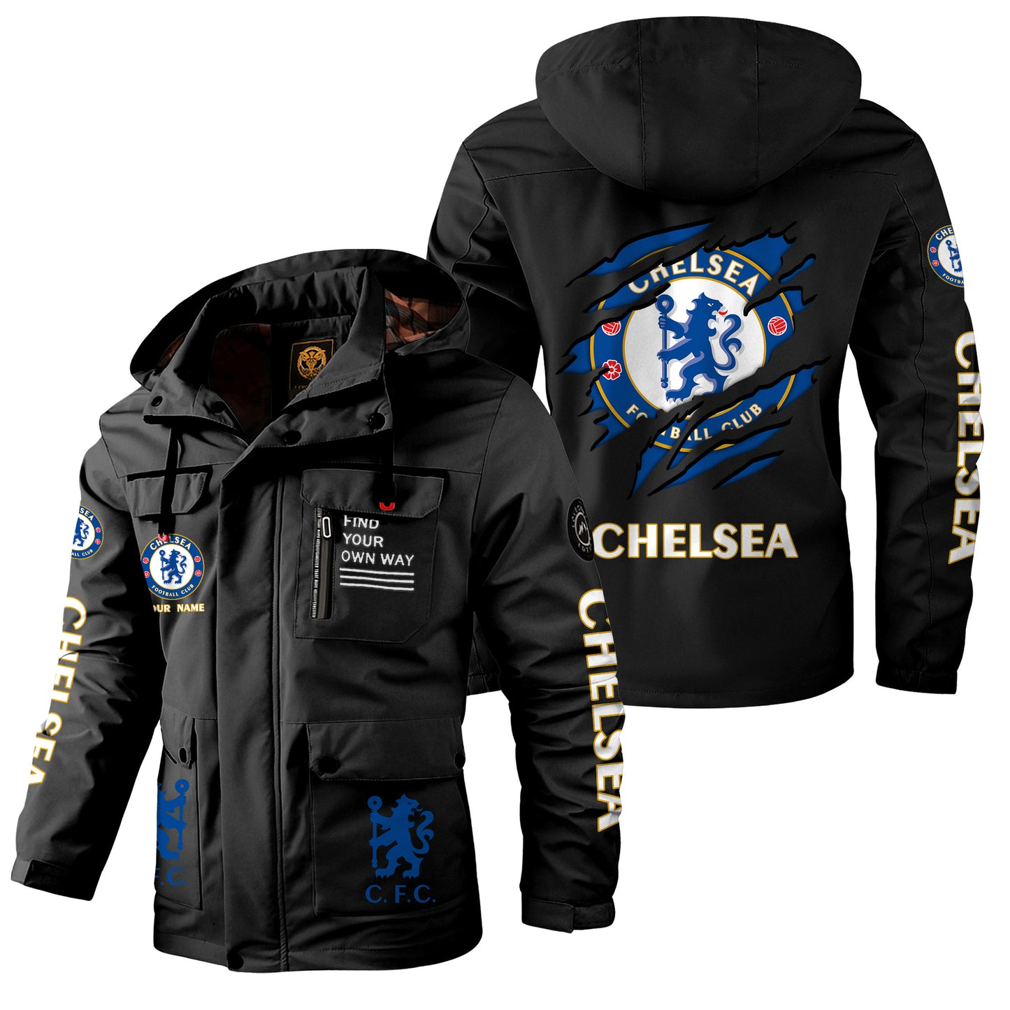 Personalized CFC Windbreaker Hooded Jacket Q211101
