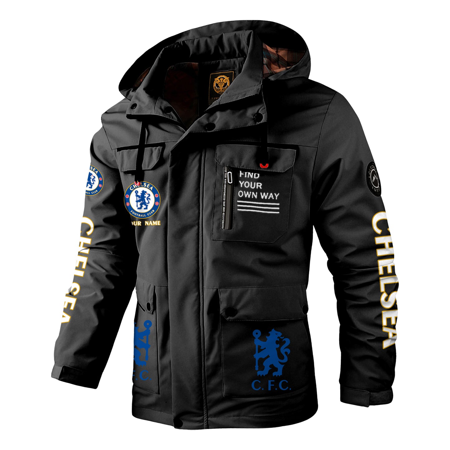 Personalized CFC Windbreaker Hooded Jacket Q211101