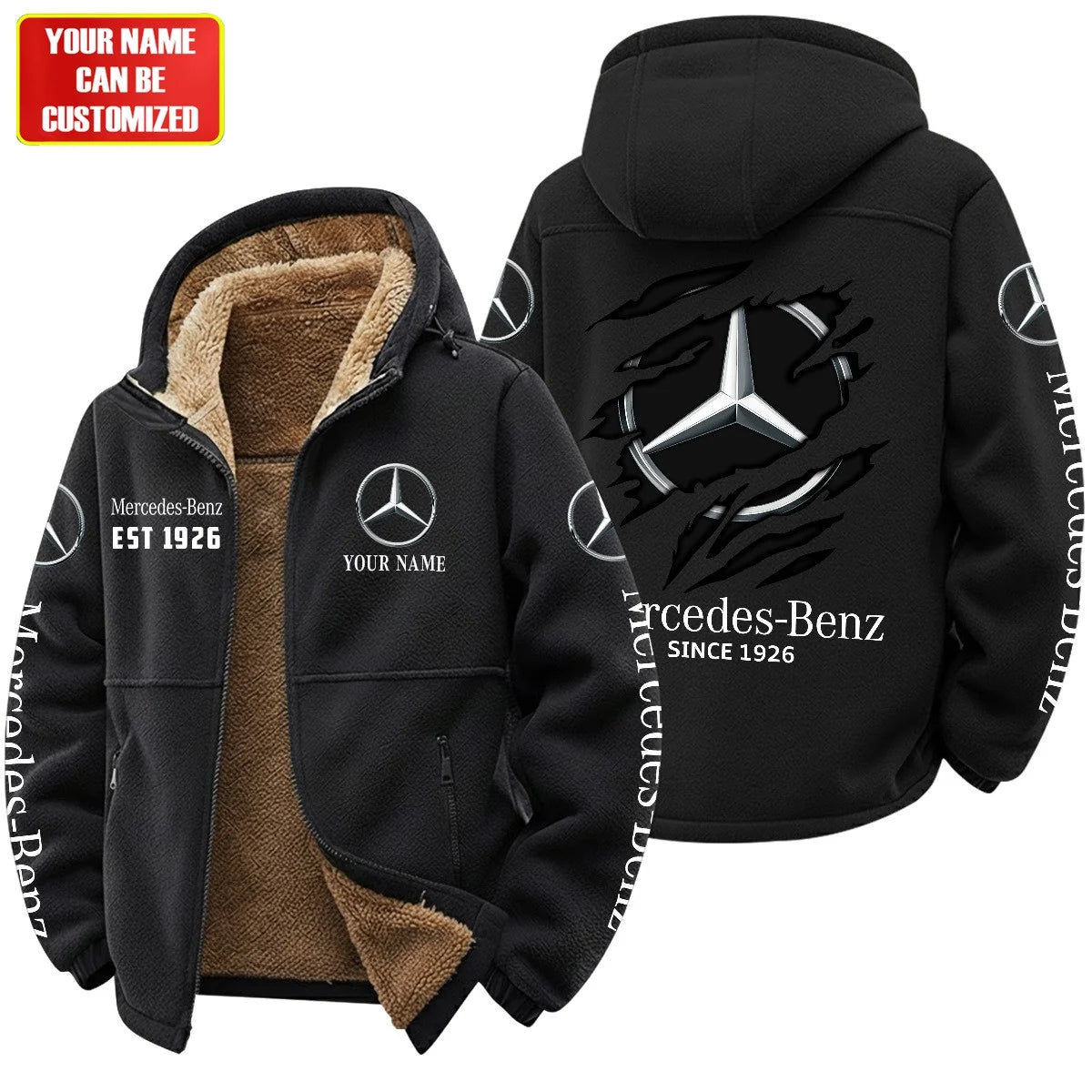 Personalized Merc Warm Fleece Jacket