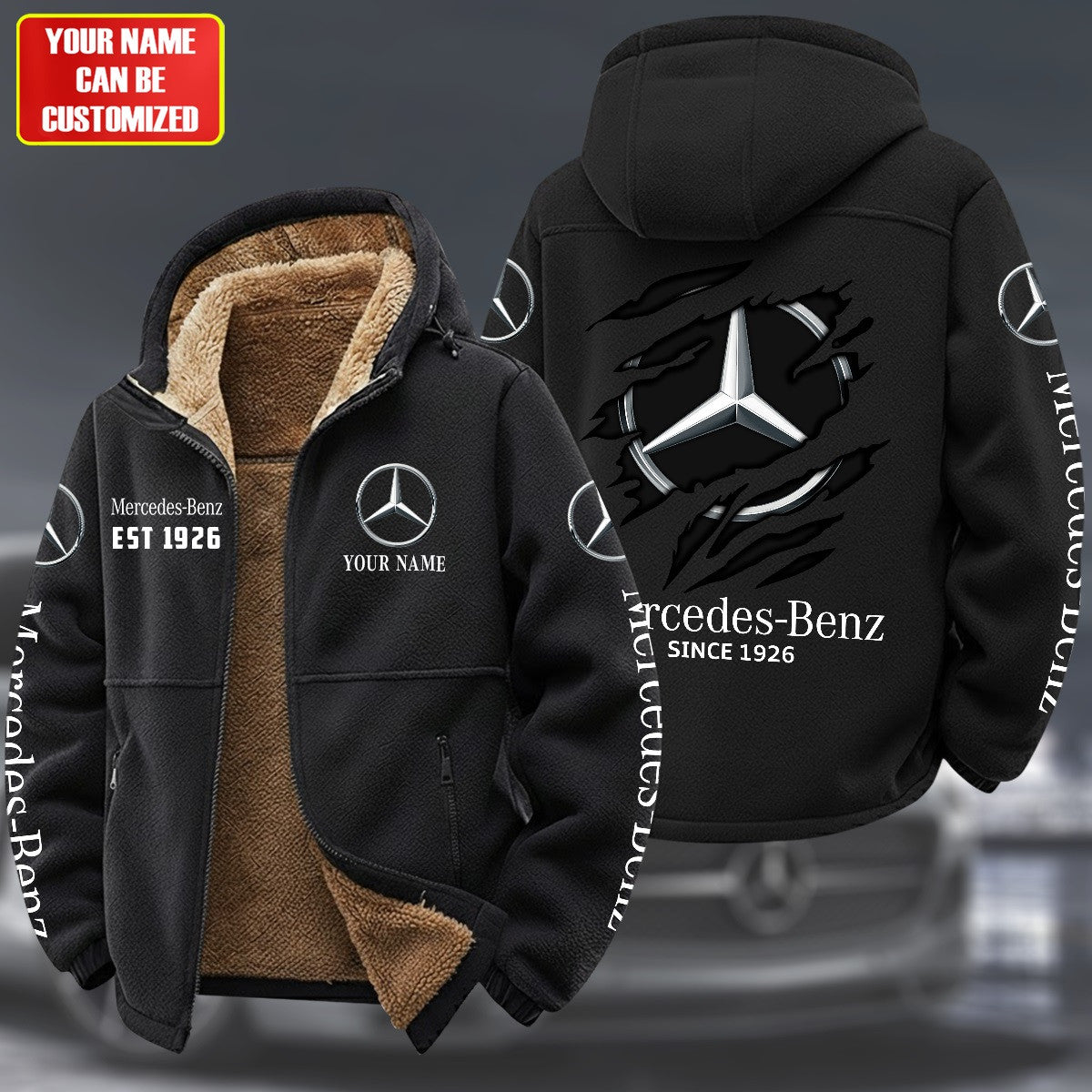 Personalized Merc 1926 Warm Fleece Jacket
